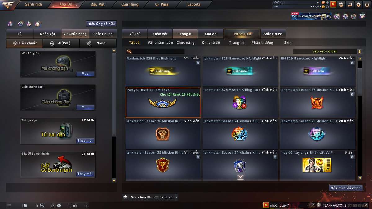 shop acc cf uy tin gia re